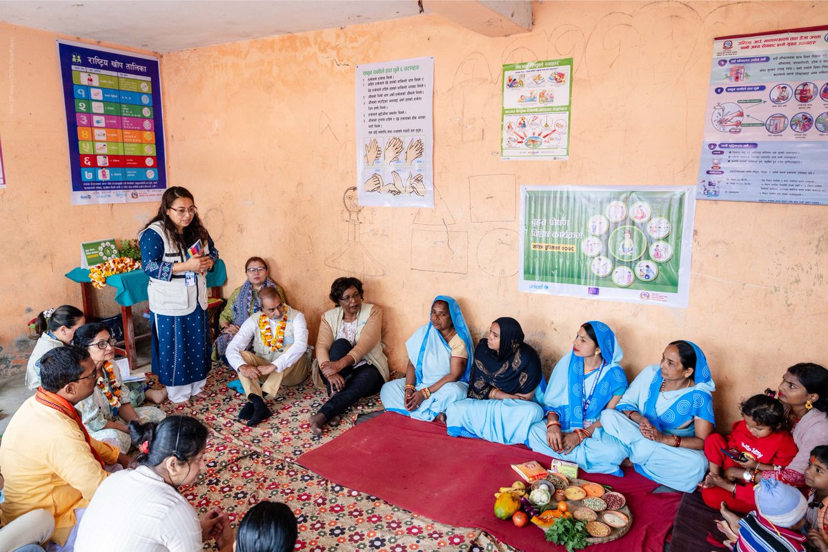 It was great to join a Mother’s Group meeting in Janakpur where female Community Health Volunteers support mothers with information on nutrition, health, hygiene & cash grants. With more support these health volunteers can help scale up results for children & families in Nepal.