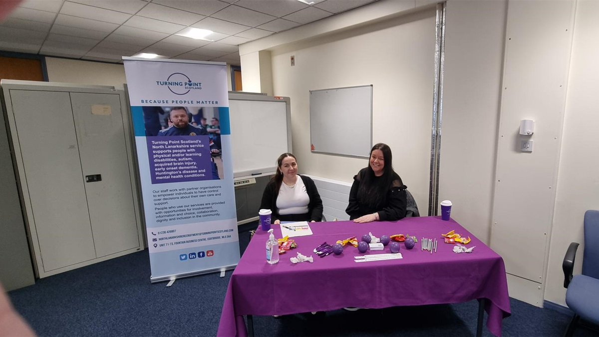 Great to have @turningpointsco joining our #MotherwellRecruitment event today 👏 #LanarkshireJobs