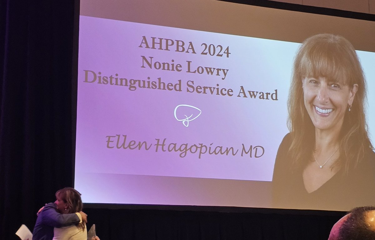Congrats 🎉 to @EllenHagopian for her great impact on utilization of #ultrasound in HPB Surgery @AHPBA #AHPBA24 #AHPBA2024 #HPBheroines