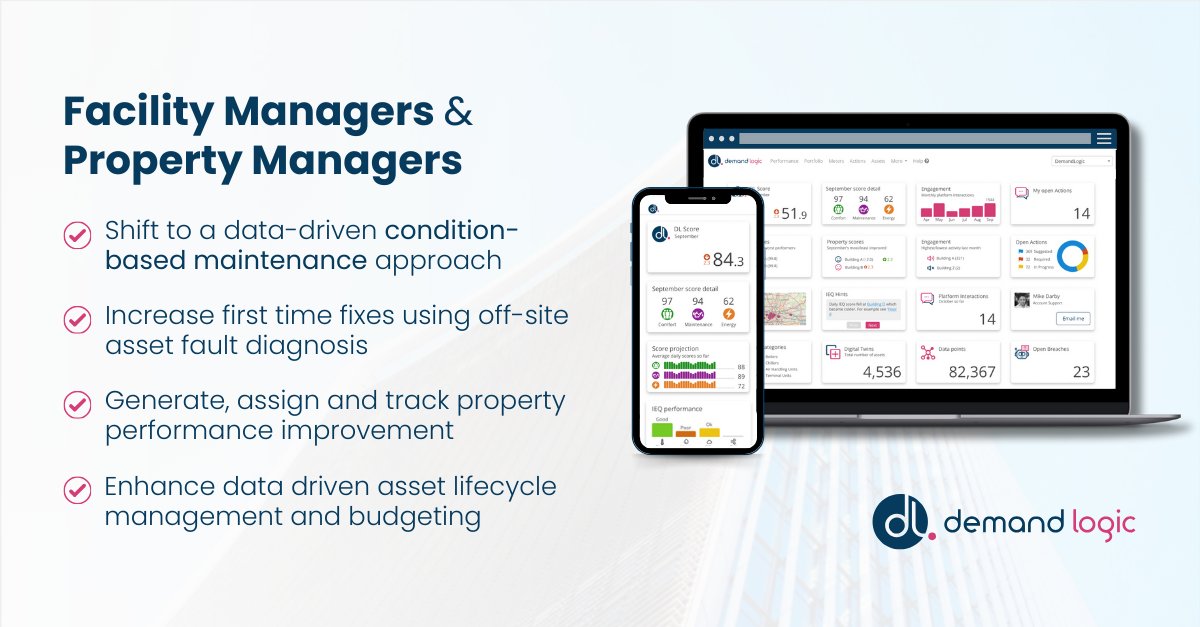 🚨Calling all #FacilityManagers & #PropertyManagers - Use real-time #data to identify quick wins for saving costs & responding to issues

Unlock transparency in your buildings' data today - Request a demo to learn more >> demandlogic.co.uk/request-a-demo