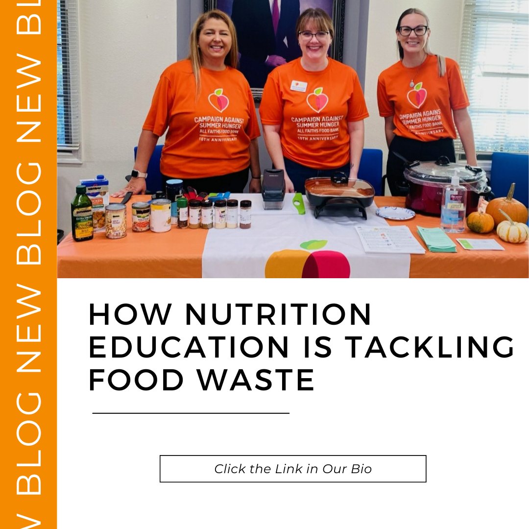 Food Waste Prevention isn’t just something our food banks do, it’s also something they teach. Check out our latest blog, highlighting some of the best tips and tricks that are in our SNAP Ed curriculum for preventing food waste and saving money. feedingflorida.org/staying-inform…