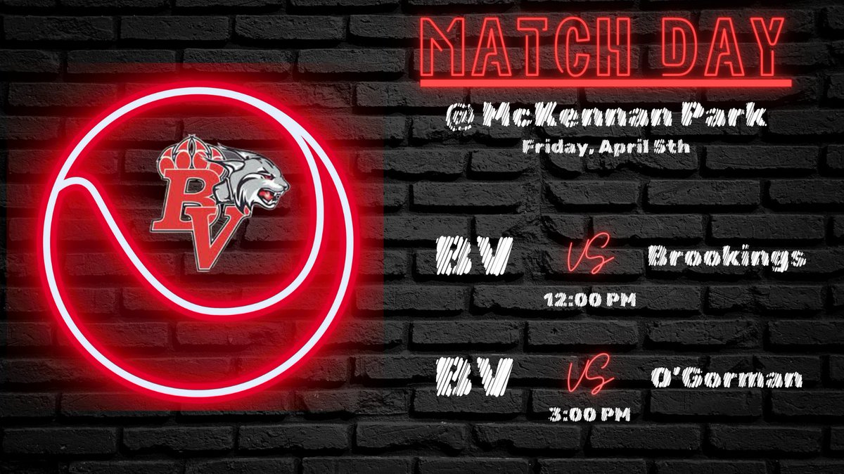 Grab a friend and head on over to McKennan Park this afternoon for some great tennis!