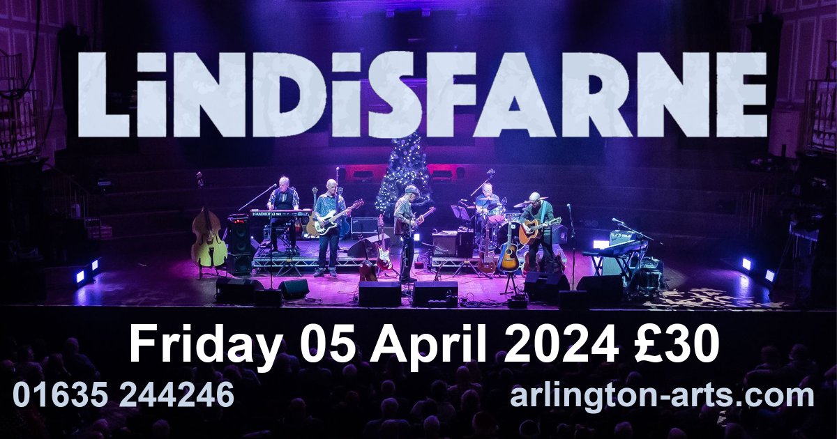 Join us tonight for legendary 70s folk-rock pioneers Lindisfarne, With a repertoire of unforgettable songs like Meet Me On The Corner, Fog On The Tyne, Lady Eleanor and Run For Home Lindisfarne have a reputation for live performance second to none. arlingtonarts.ticketsolve.com/ticketbooth/sh…