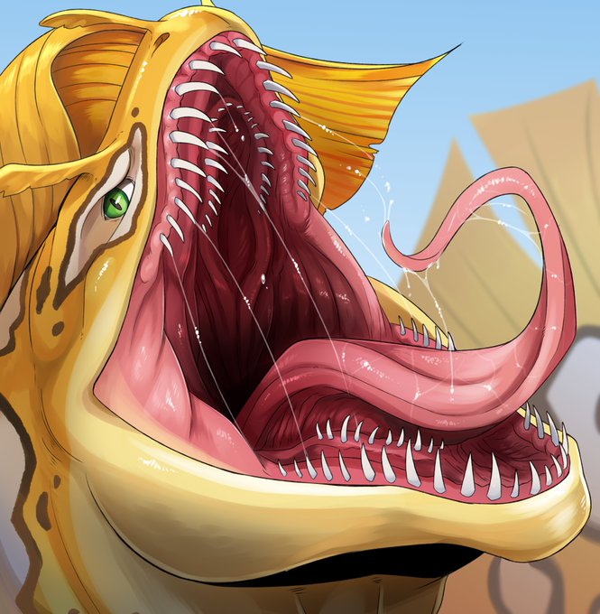「saliva sharp teeth」 illustration images(Latest)