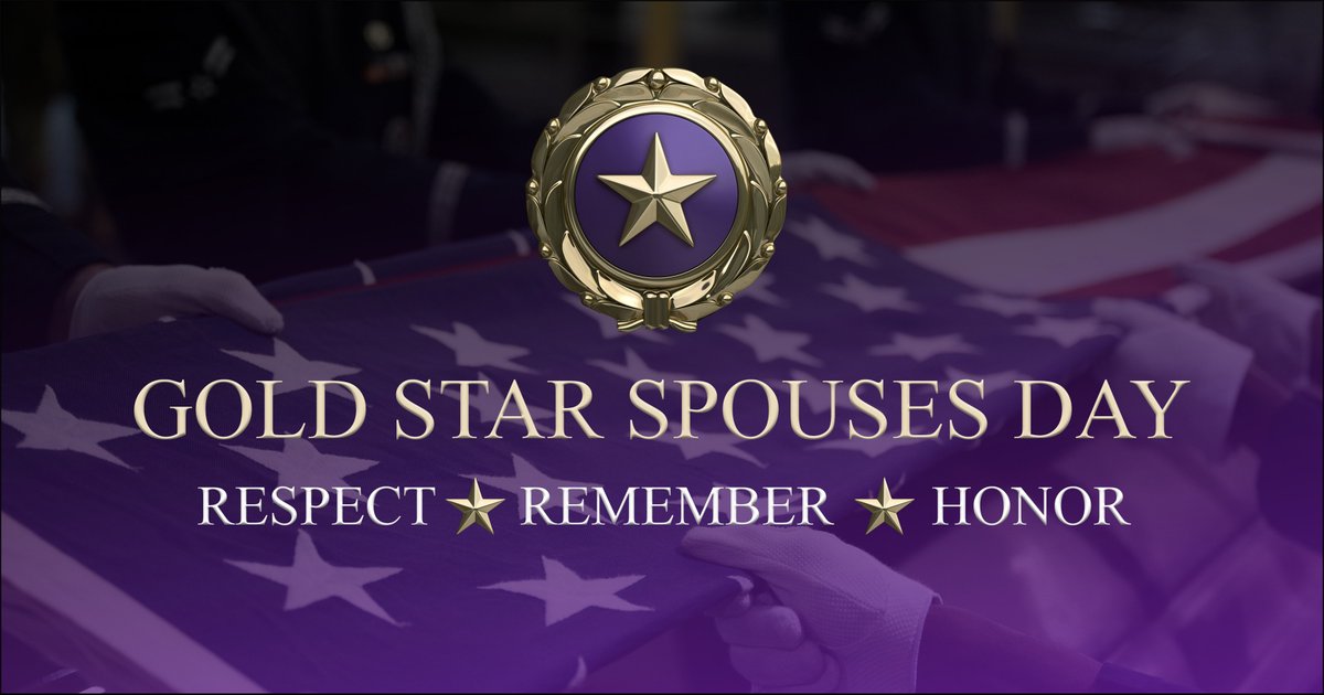 ⭐ Today, we honor the strength, love, and resilience of all Gold Stay Spouses. Thank you for your commitment and devotion.