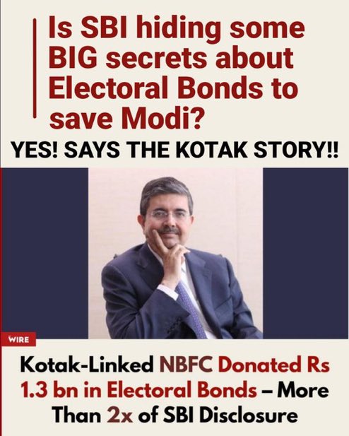 indiaredeem's tweet image. The biggest SCAM, seems to be getting BIGGER  🔥❌#ElectoralBondsScam