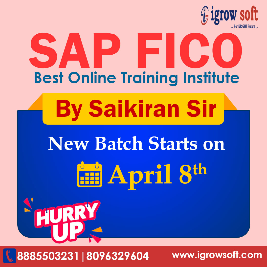igrowsoftindia's tweet image. One of the Best SAP FICO Online Training in Hyderabad Live Demo Starts By Saikiran Sir
Visit:igrowsoft.com/sap-fico-train…
Call Us:+918885503231|8096329604
Email: igrowsoft.yours@gmail.com

#sapfico #sapficotraininginhyderabad
#sapficocourse #sapficocertifications