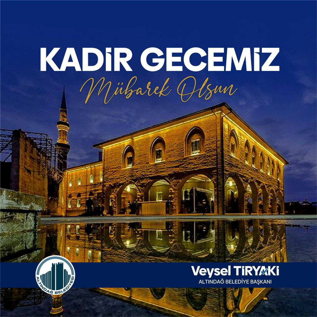 Bin aydan daha hayırlı olan #KadirGecesi'nin ülkemiz ve İslam âlemi için hayırlara vesile olmasını diliyoruz. Gecemiz hayırlı, dualarımız kabul olsun 🤲