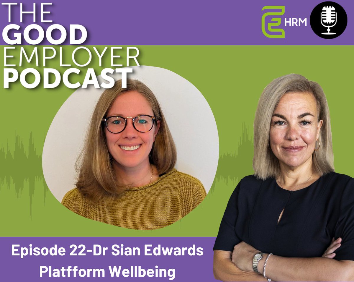 EPISODE 22 OF THE GOOD EMPLOYER PODCAST IS OUT NOW!

The latest episode of The Good Employer Podcast is available now! On this episode, Emma is speaking to the wonderful Dr. Sian Edwards from Platform Wellbeing! 

Listen here: buzzsprout.com/1817481/148212…