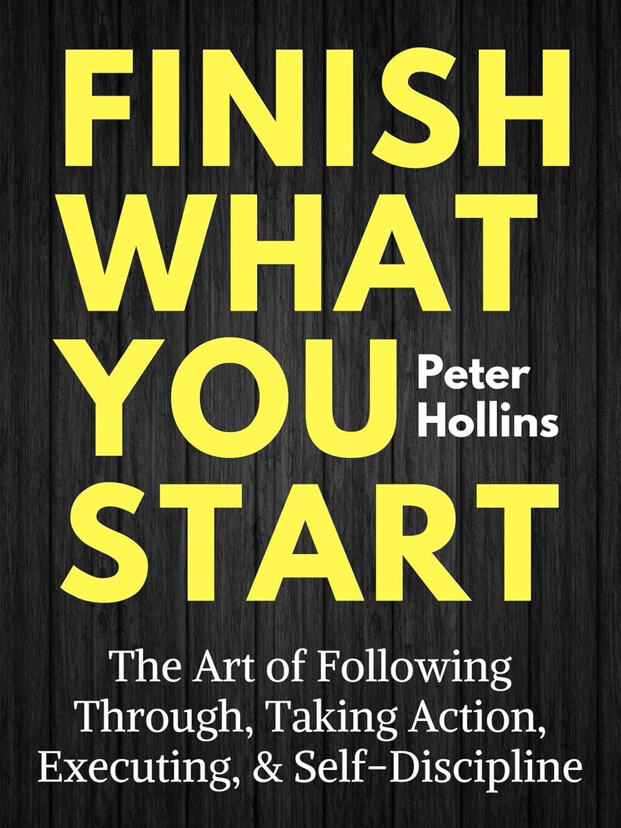 readerbooksclub's tweet image. Finish What You Start by Peter Hollins

Watch Now: youtu.be/1jLiwuoWErE

#finishwhatyoustart #peterhollins #readersbooksclub #productivity #motivation #selfhelp #goalsetting #personaldevelopment #beatprocrastination #nevergiveup #achievegoals #BookSummaryinhindi #BookReview