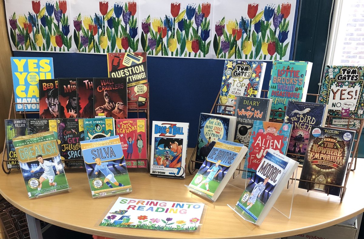 Lots of shiny new books to greet our students when they return to school on the 16th of April after the Easter break. ravensbournelibraries.blogspot.com/2024/04/spring…