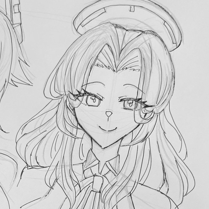 龍田の髪のボリューム感が難しい… 