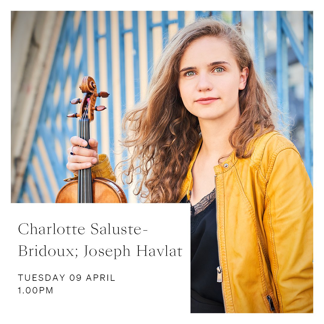 This lunchtime at Wigmore Hall, join @YCATrust and 2022 @ClassicFM Rising Star violinist Charlotte Saluste-Bridoux and pianist Joseph Havlat for a programme of Poulenc, Schubert and Szymanowski. 🕰️ 1.00pm 🎟️ wigmore-hall.org.uk/whats-on/20240…