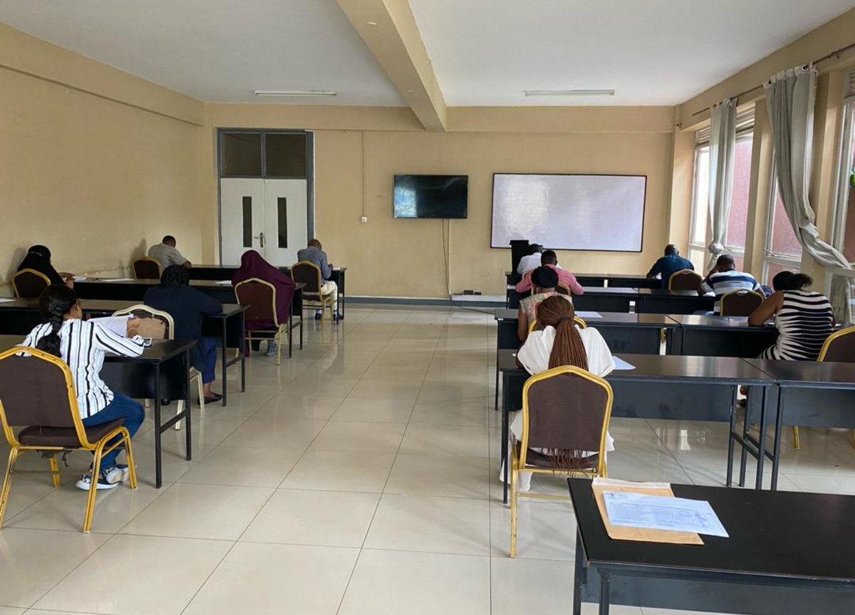 Happening now: In pursuance of its mandate, the National Pharmacy Council is conducting the Pre-registration examination at Mount Kigali University. @RwandaHealth @RwandaFDA @MountKigaliUni