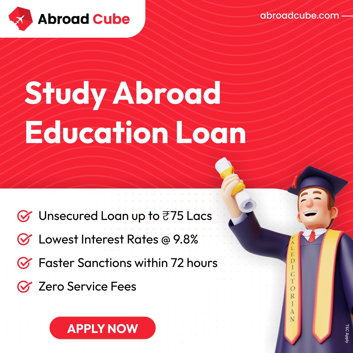 🚀Expand your horizons with our education loan options tailored for studying abroad! 🌎✈️ Don't let financial barriers hinder your dreams of international education.

#studyoverseas #studyinusa #studyingermany #studyabroad #abroadcube #studyincanada #studyinaustralia #studyinuk