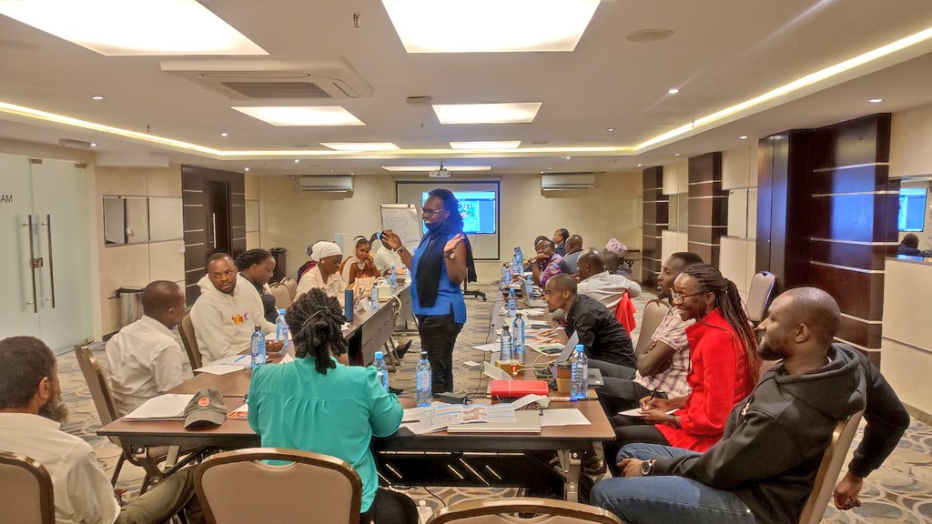 National ACSM manager engaging the influencers on the promotion of behaviour change and community mobilization strategies during the influencers sensitization workshop on NTDs.

#beatNTDs