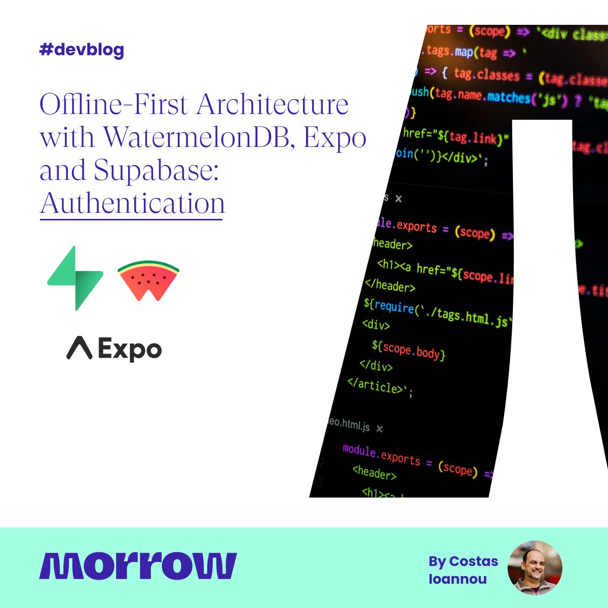 Part 2 of our post on offline-first architecture with WatermelonDB, @Expo and @Supabase is here! Read the blog: themorrow.digital/blog/building-…