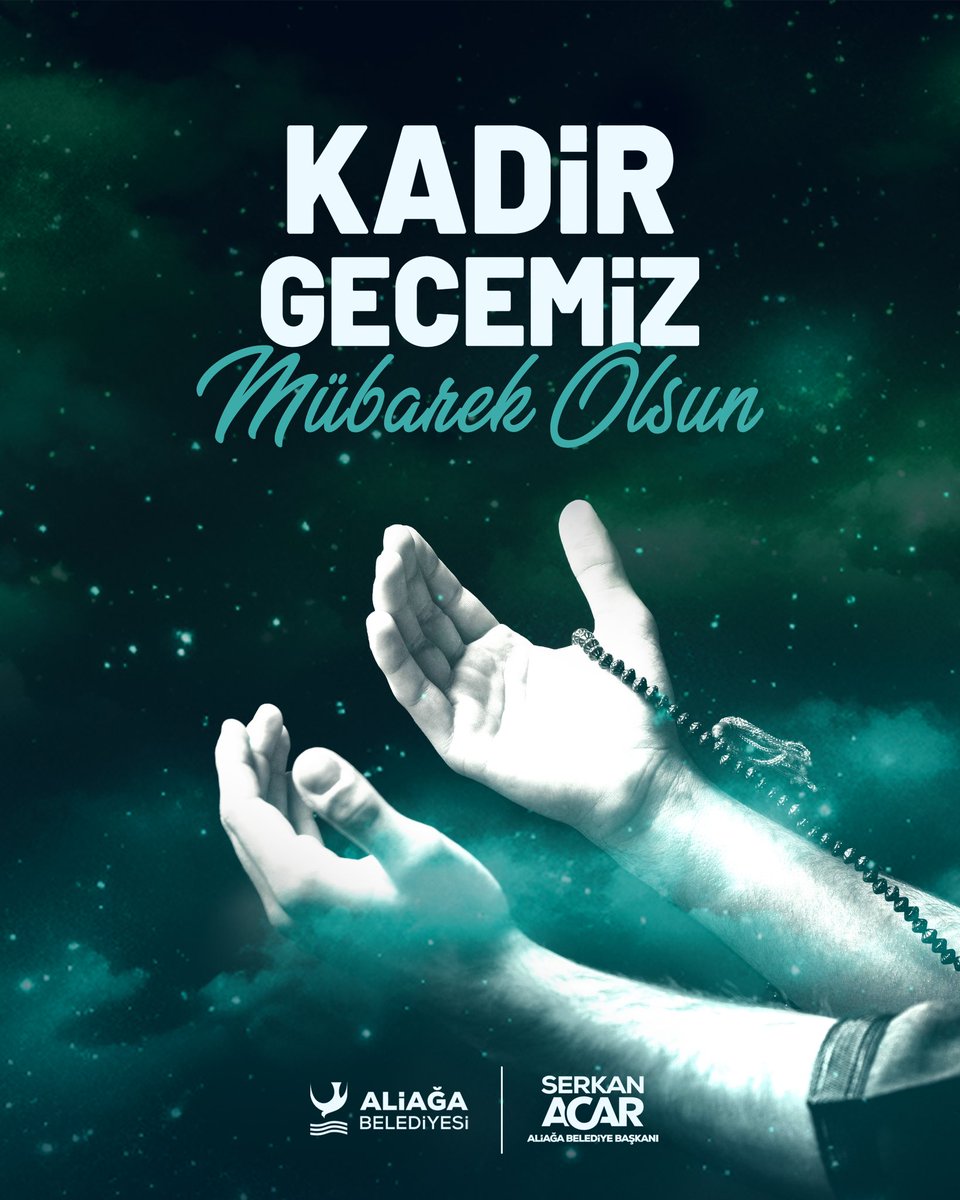 Kur’an mucizesinin bahşedildiği, bin aydan daha hayırlı olan mübarek #KadirGecesi’nin ülkemize, milletimize ve Türk islam alemine hayırlar getirmesini Cenab-ı Allah’tan niyaz ediyorum. Kadir Gecemiz mübarek olsun. 🤲🏻