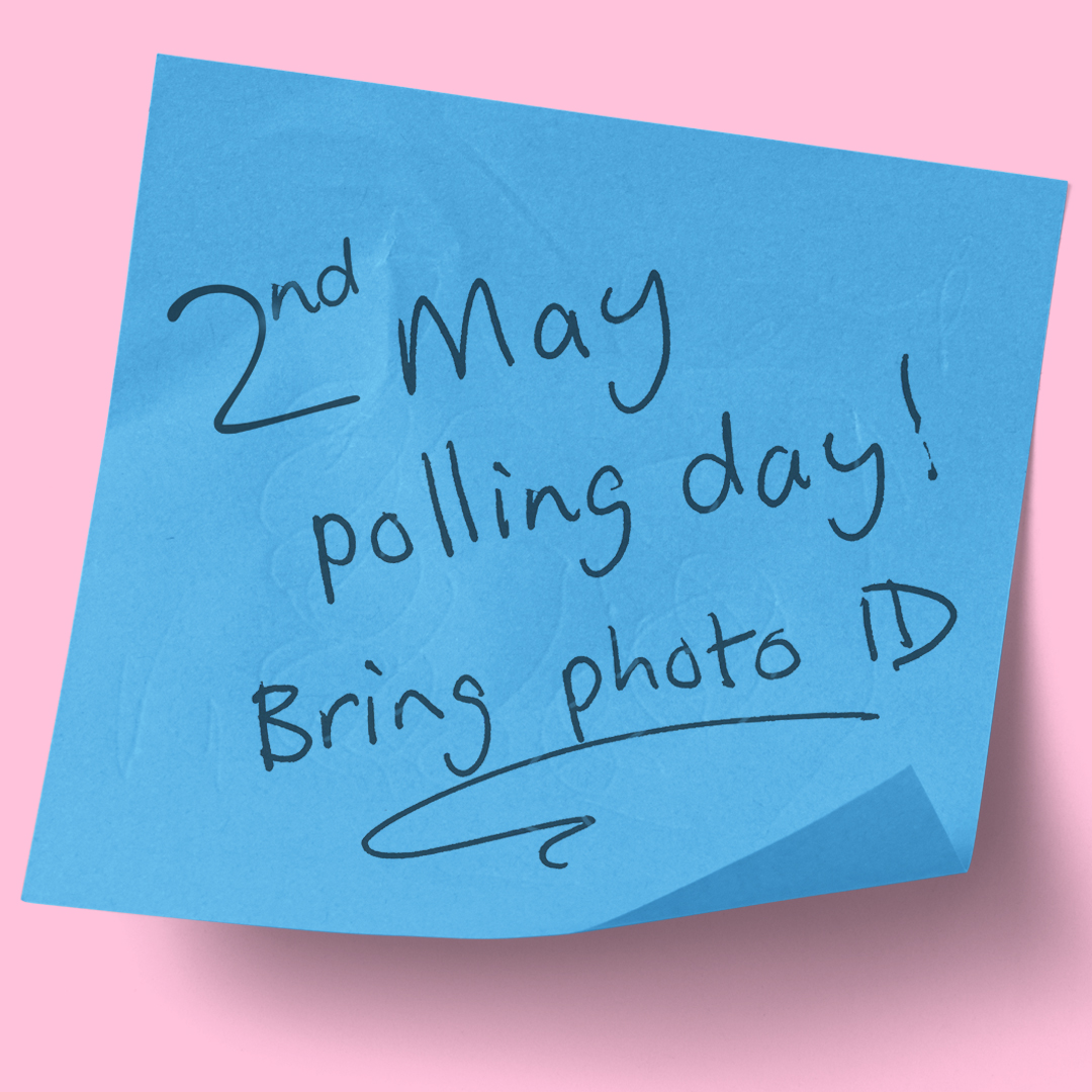 On 2 May there will be an election for the Police, Fire and Crime Commissioner. Make note of these deadlines: 📷16 April: Register to vote by 11:59pm 📷17 April: Apply for a postal vote by 5pm 📷24 April: Apply for a proxy vote by 5pm 📷24 April: Apply for free voter ID by 5pm