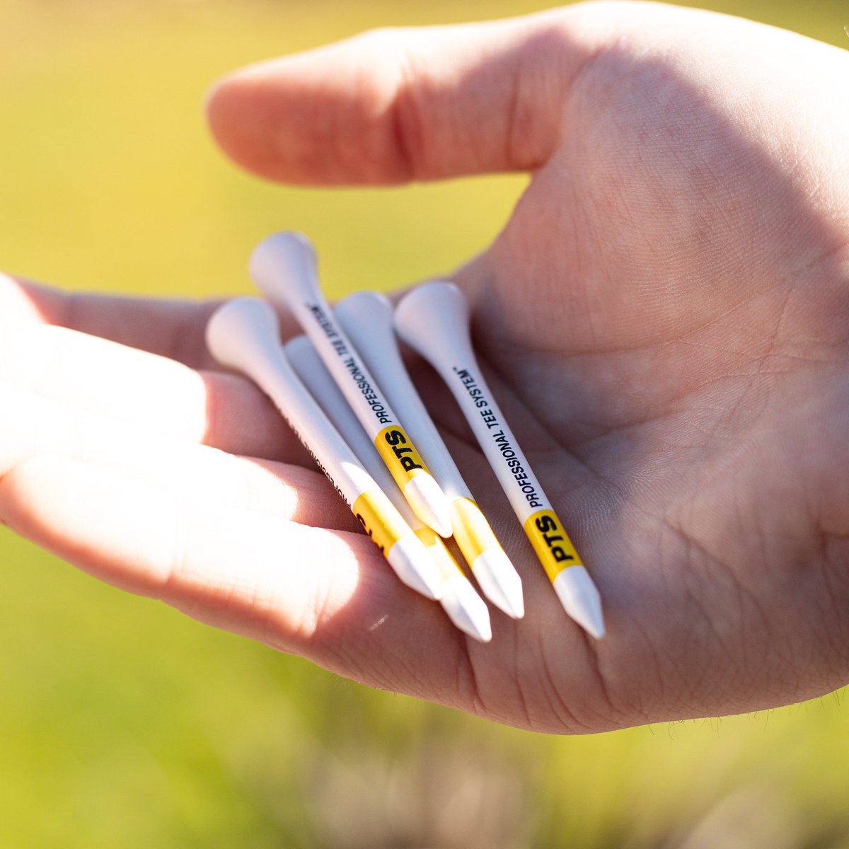 New look PTS Yellow coded (2 3/4 length) golf tees - now available in white wood & natural bamboo.🎋💛

#teeityourway #golftees #golfgear #golfaccessories #golfgame