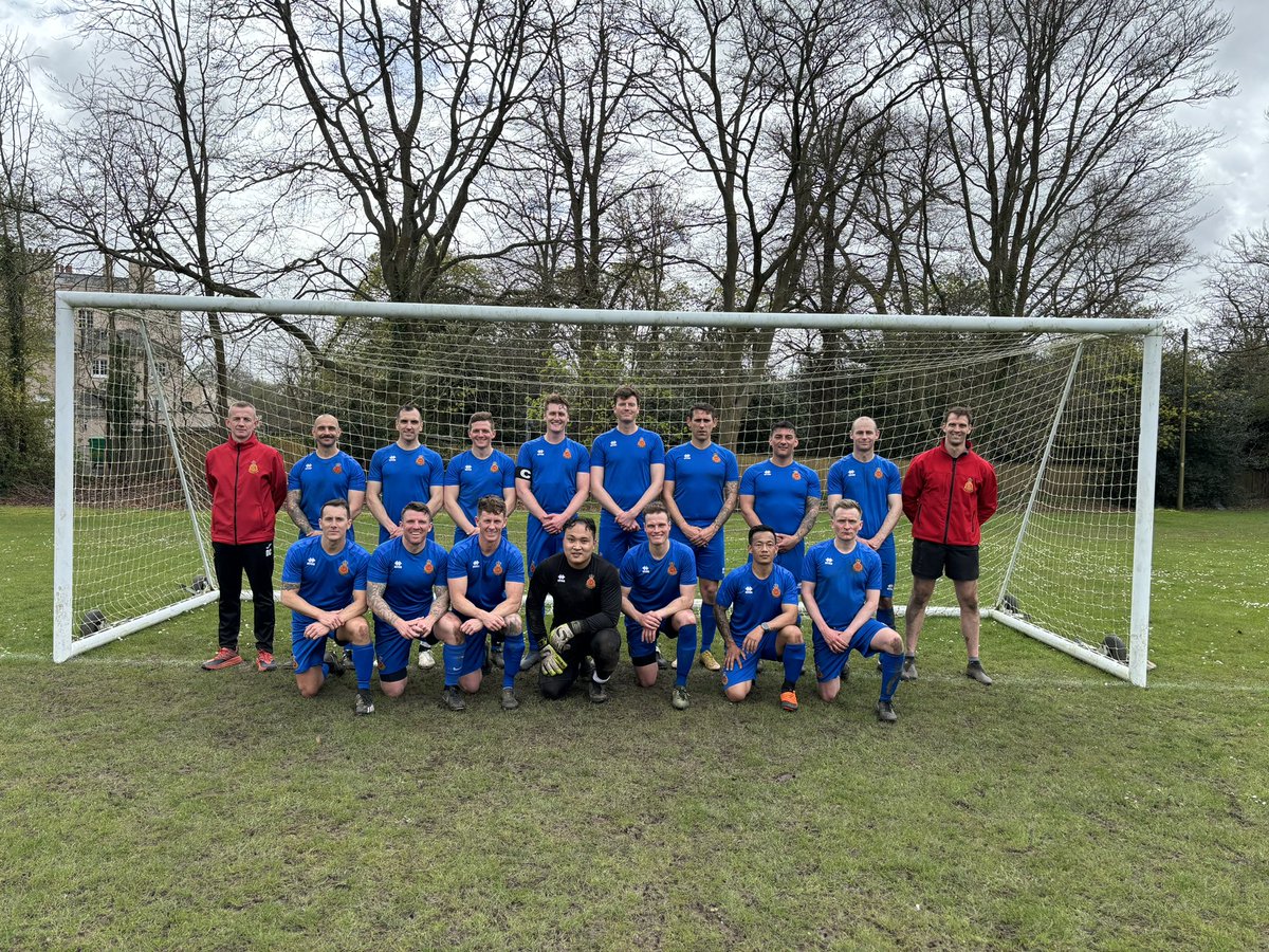Into the final we go ⚽️ A great 5-2 win this morning for the @RMASandhurst Permanent Staff team against a very good Army Air Corps team. We now look forward to retaining the Cup for a second year.