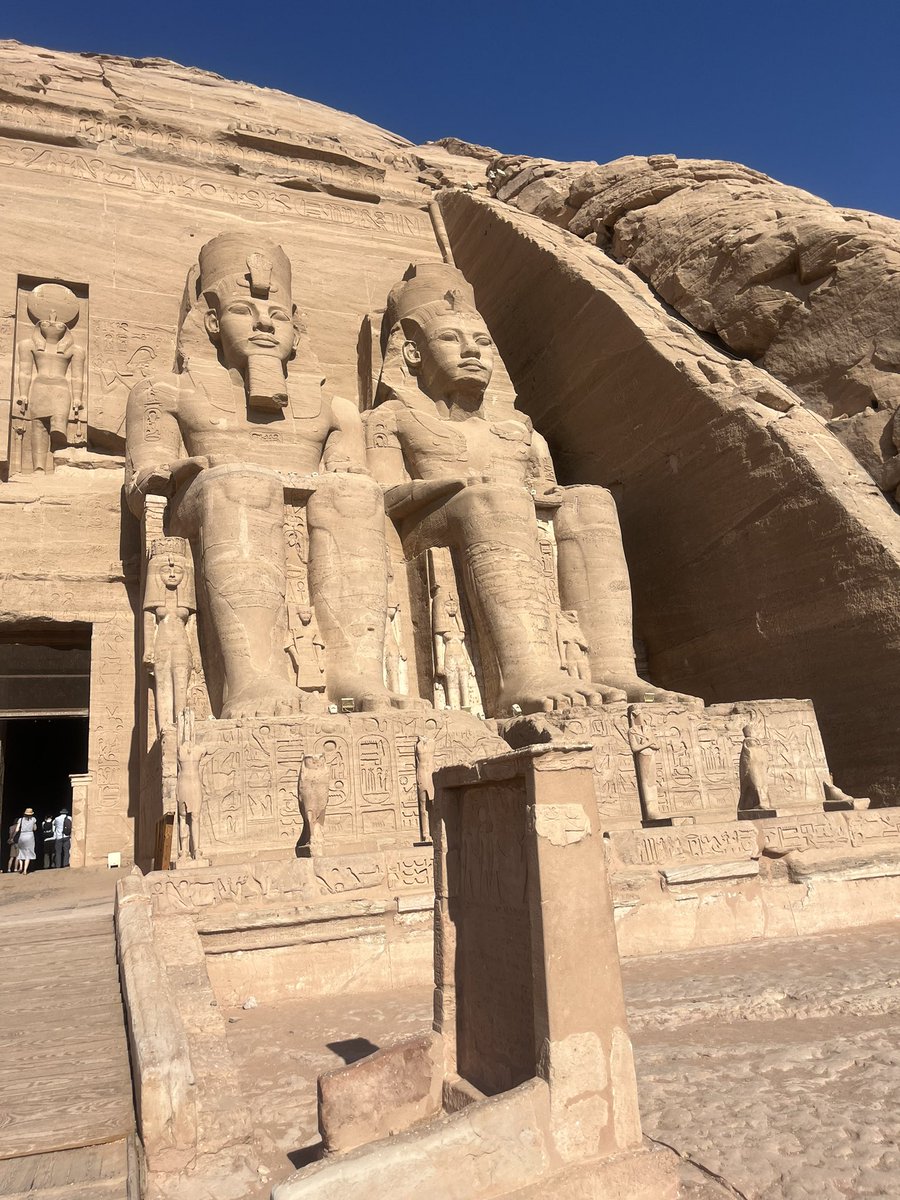 OSaunders92's tweet image. Abu Simbel Temples 🛕

Fun fact for today - King Ramses II highly rated himself 👑

#Egypt #Aswan #AbuSimbelTemples #Travel #Holiday