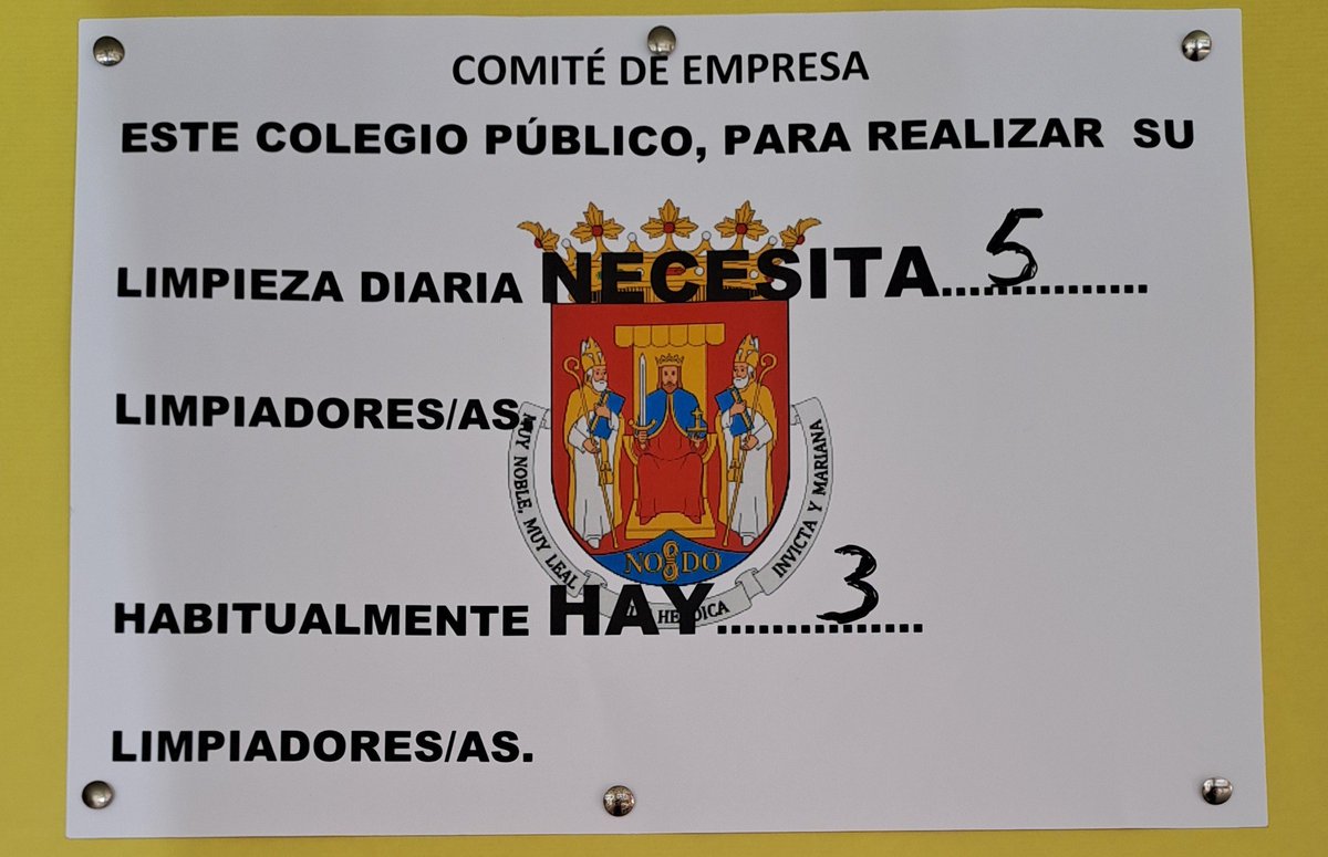 En el CEIP Al Andalus falta personal de limpieza <a href="/Ayto_Sevilla/">Ayuntamiento de Sevilla</a>
