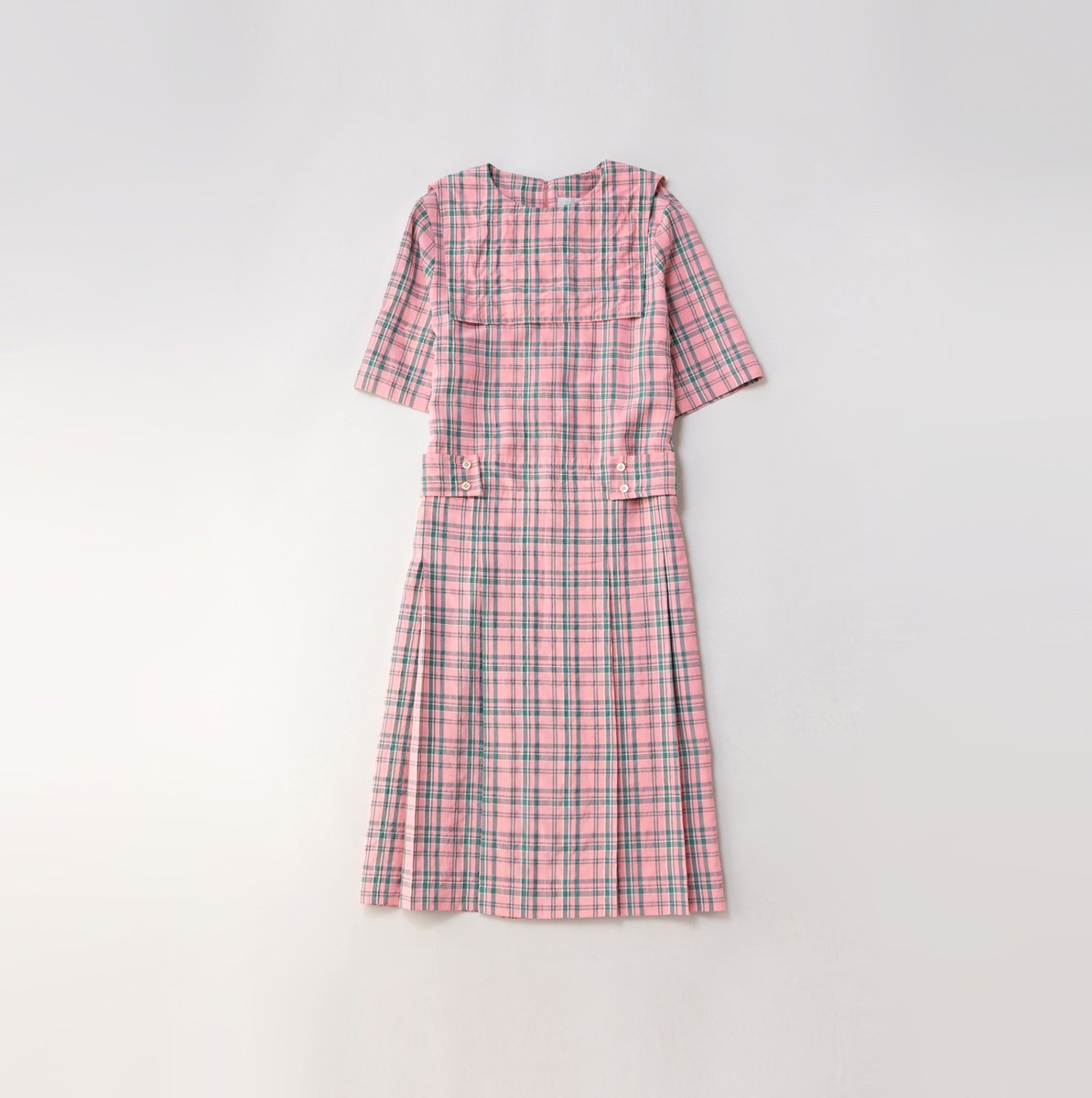 フレンチマドラス ドミトリードレス 2522 フレンチマドラス ドミトリードレス ドライな質感で凹凸のある