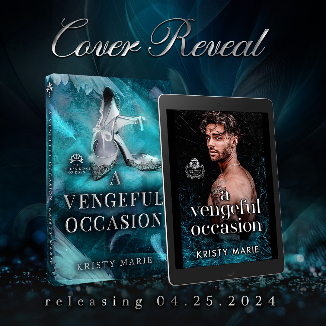 Screaming, crying, & falling in love! I'm beyond thrilled with how beautifully both covers turned out. Huge shoutout to Silver at Bitter Sage and Cat of TRC Designs for making these beauties. A VENGEFUL OCCASION is coming 4/25/24. Signup to read early: tinyurl.com/AVOSignups