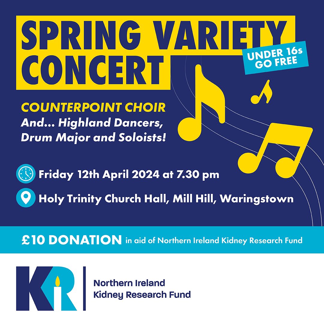 ‼️ Date for your Diary… SPRING VARIETY CONCERT - next Friday 12 April Not to be missed - all welcome 😃