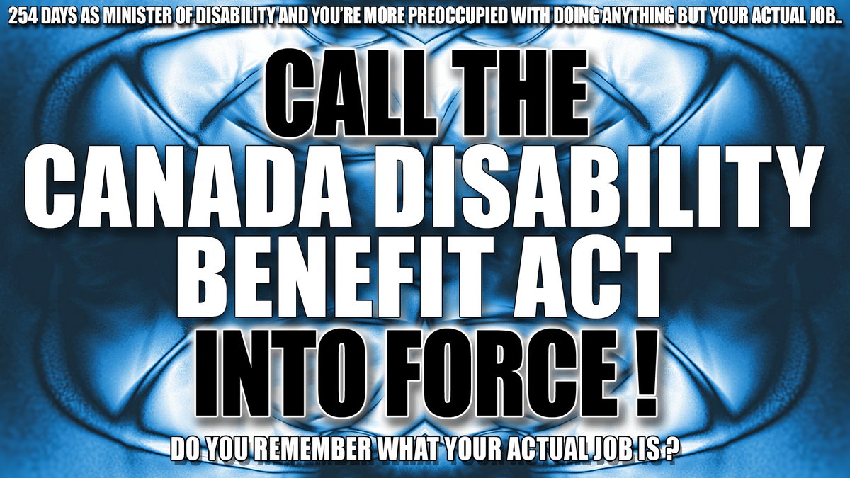 The280Times's tweet photo. 254 days @KamalKheraLib since you became Minister in charge of the #CanadaDisabilityBenefit, Housing, Auto-theft & Endorsement of @WendysCanada locations.
We're urgently curious when your gonna get back to that first one, where lives are lost due to apathy ?
#CallCDBIntoForce ! https://t.co/wQHBDwx3PX