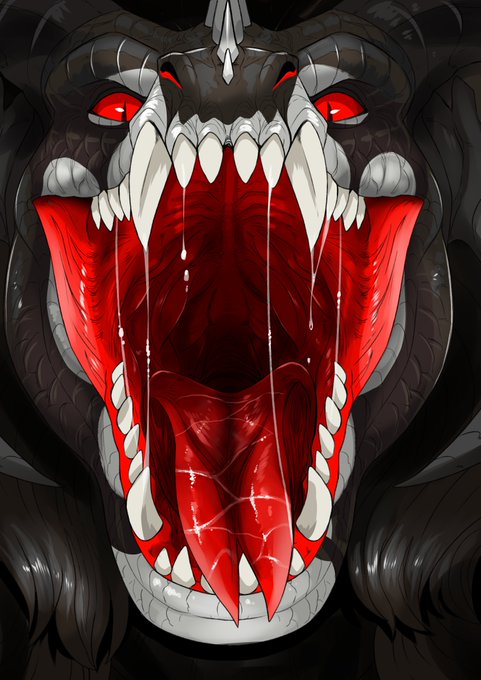 「fangs saliva」 illustration images(Latest)