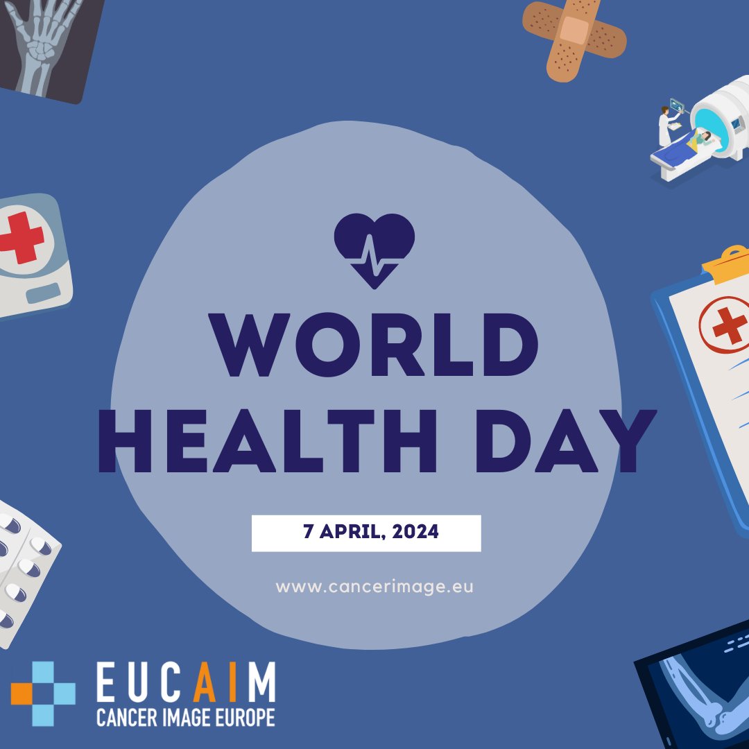 🗺️On #WorldHealthDay, we recognize the key role of projects like #EUCAIM. Through its innovative approach to cancer imaging, EUCAIM is enhancing diagnostic accuracy and treatment efficacy, ultimately contributing to better health outcomes and improved patient care.