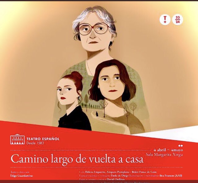 Machús Osinaga (@machsosinaga1) on Twitter photo Corred a ver #CaminoLargoDeVueltaACasa de <a href="/IGuardamino/">Iñigo Guardamino</a> en el <a href="/TeatroEspanol/">Teatro Español</a>. En la mejor tradición "guardaminesca", esta pieza te obliga a reírte de asuntos que no deberías. ¡Y vaya trío de actrices!!!! Corred a ver #CaminoLargoDeVueltaACasa de <a href="/IGuardamino/">Iñigo Guardamino</a> en el <a href="/TeatroEspanol/">Teatro Español</a>. En la mejor tradición "guardaminesca", esta pieza te obliga a reírte de asuntos que no deberías. ¡Y vaya trío de actrices!!!!