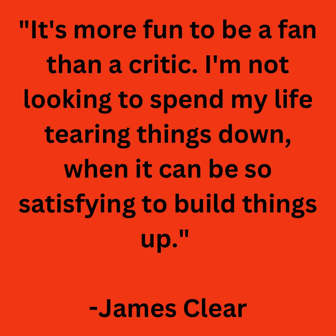 Great leaders choose to build things up instead of tearing them down. They know that there is more fun in being a supporter. Be great today!
#leadership #SmallDistrictDoingBigDistrictThings #suptchat #EduGladiators #leadlap #CelebratED #JoyfulLeaders #WarmDemanders #CrazyPLN