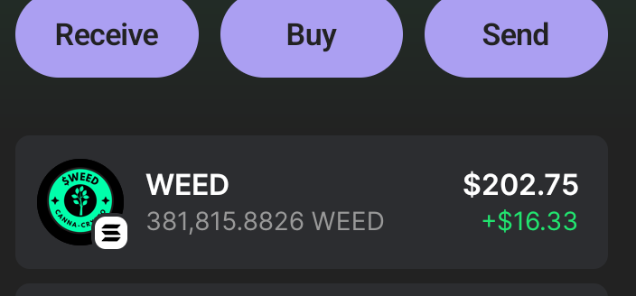 I want more $weed @dollaweedsol 
20/04 🔜