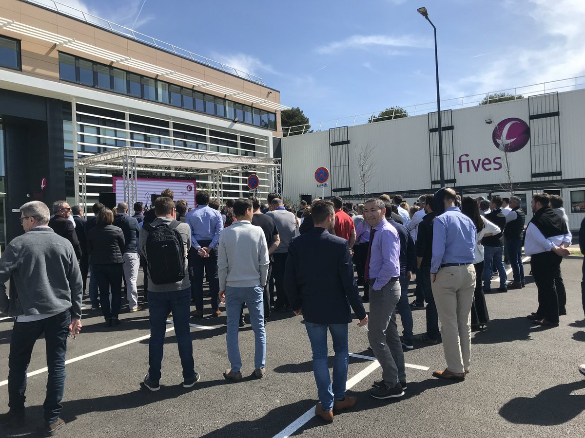 Inauguration du nouveau siège social de la filiale de @fivesgroup Fives Pillard à Marseille avec notre Président @chauvinjl. Numéro 1 mondial des fours à très haute température, Notre territoire attire de grandes entreprises soyons en fier.es 💪🤝