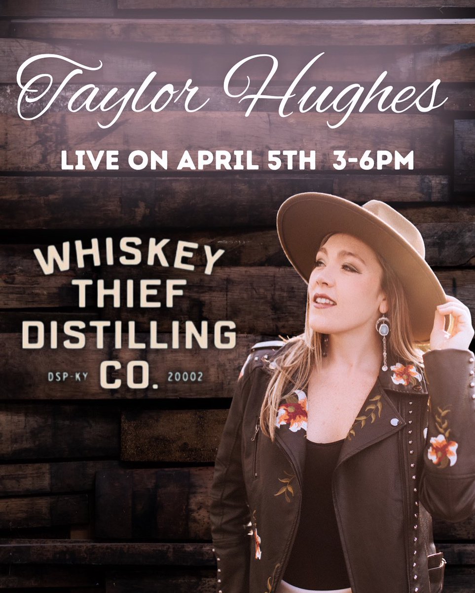 Back in KY! Come see me today at @WhiskeyThiefKY while you enjoy some great whiskey 🥃🎙️💙 #countrymusic #FridayFeeling #whiskey