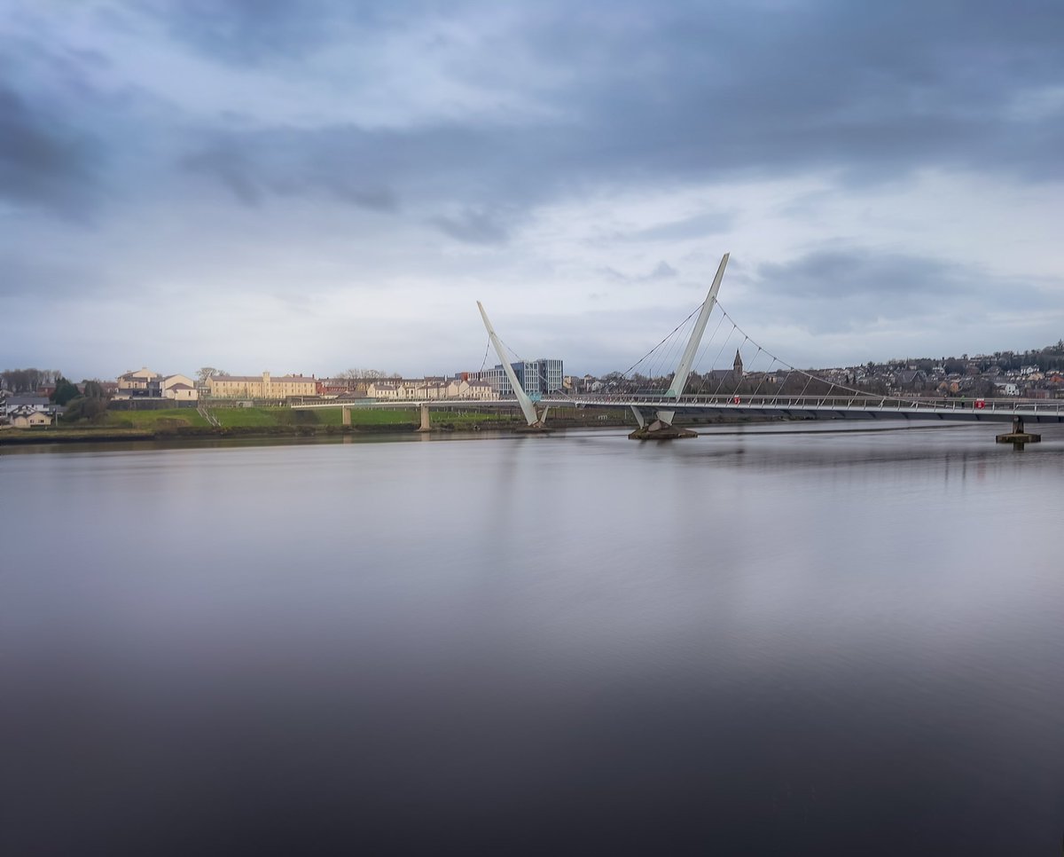 Peace Bridge, Derry/Londonderry @WeatherAisling @bbcniweather @barrabest @Louise_utv @angie_weather @WeatherCee @itvweather
