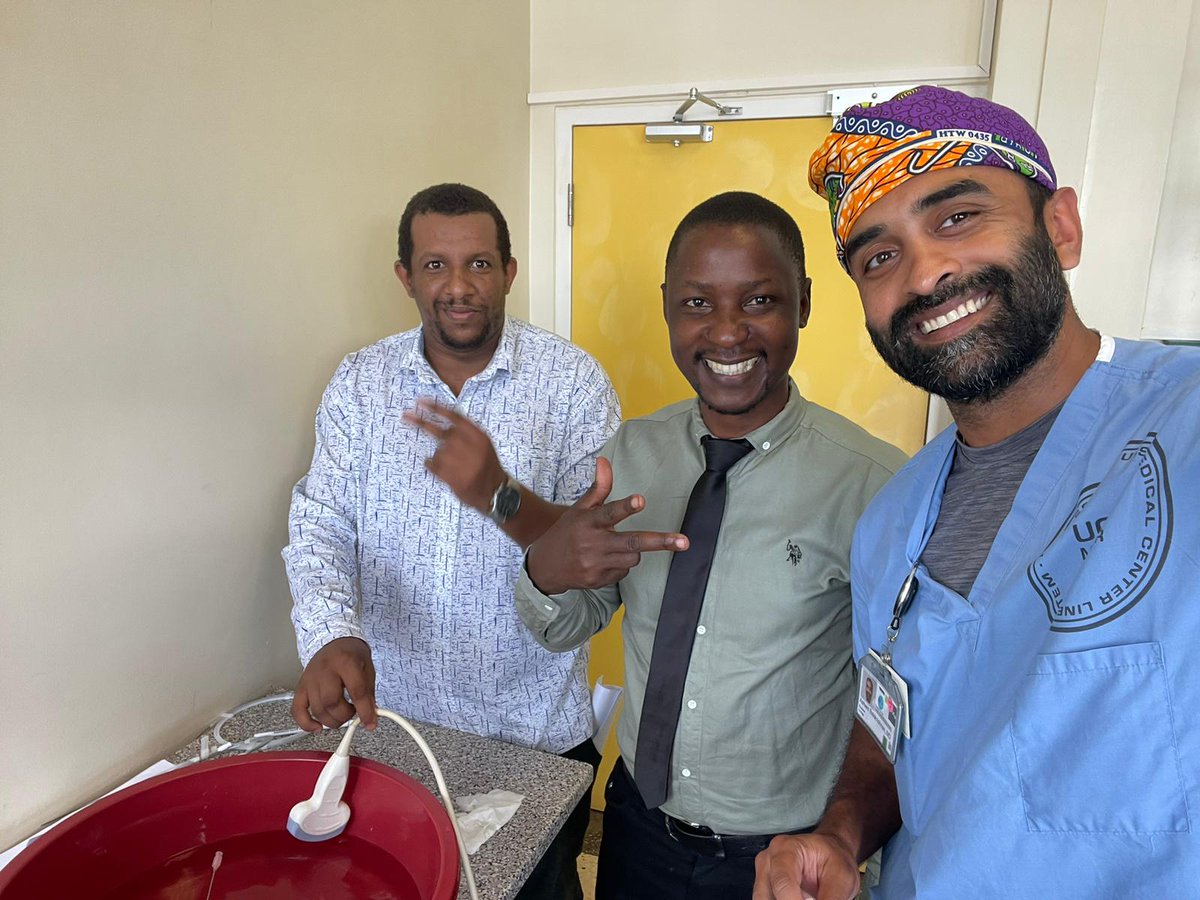 I attended a week long simulation based and hands on training on ultrasound guided PCNL and URS by @UCSFUrology . A lot of knowledge amd skill unpacked and a potential collaboration and partnership was made.Delighted about it. Can't wait to expand it to 🇪🇹 and 🇰🇪@UCSF_CHESA