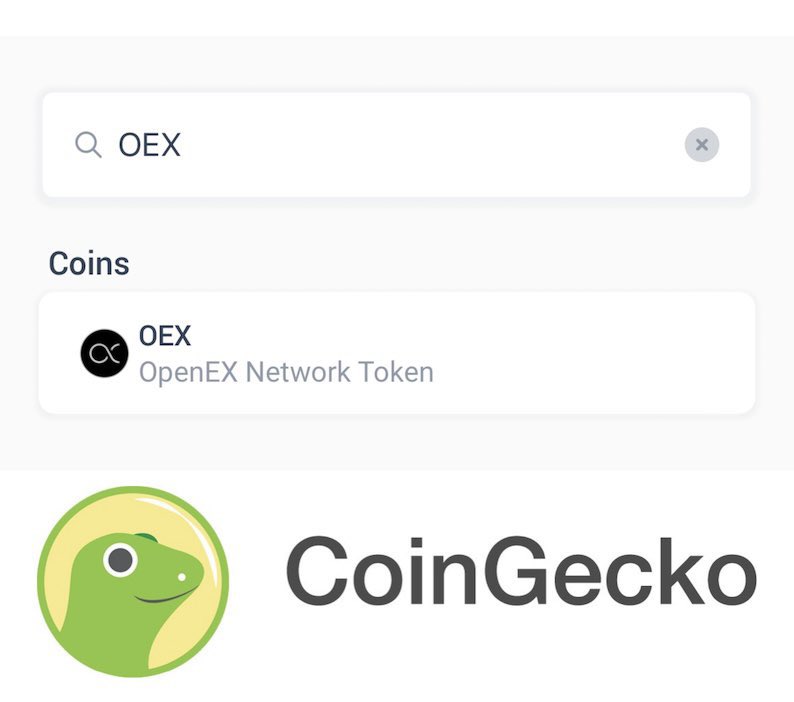 $OEX is now listed on @coingecko! 🎉 Add it to your watchlists and stay tuned for some BIG events ! 
and new Airdrop also live on @SatoshiAppXYZ  🎉🎉

Follow✅👉| @satoshi_coredao 

#OEXCommunity #Core #BTCFi #rumble #SidraBankNews #PiCoin