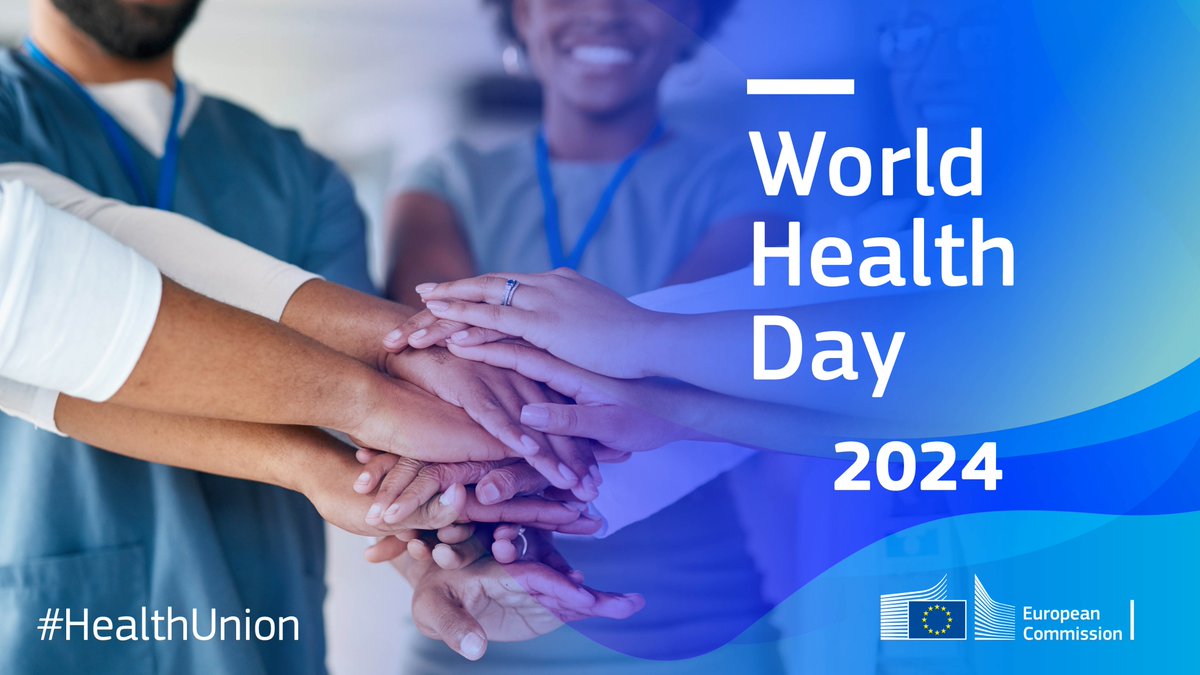 EU_Health's tweet photo. This #WorldHealthDay, let's reflect on how we built a strong European #HealthUnion in the face of the greatest health challenges of our generation
☑️Reinforced #healthsecurity
☑️#EUPharmaStrategy
☑️#EUCancerPlan
☑️Comprehensive approach to #MentalHealth
#EUDelivers https://t.co/tNTk5BpYmM
