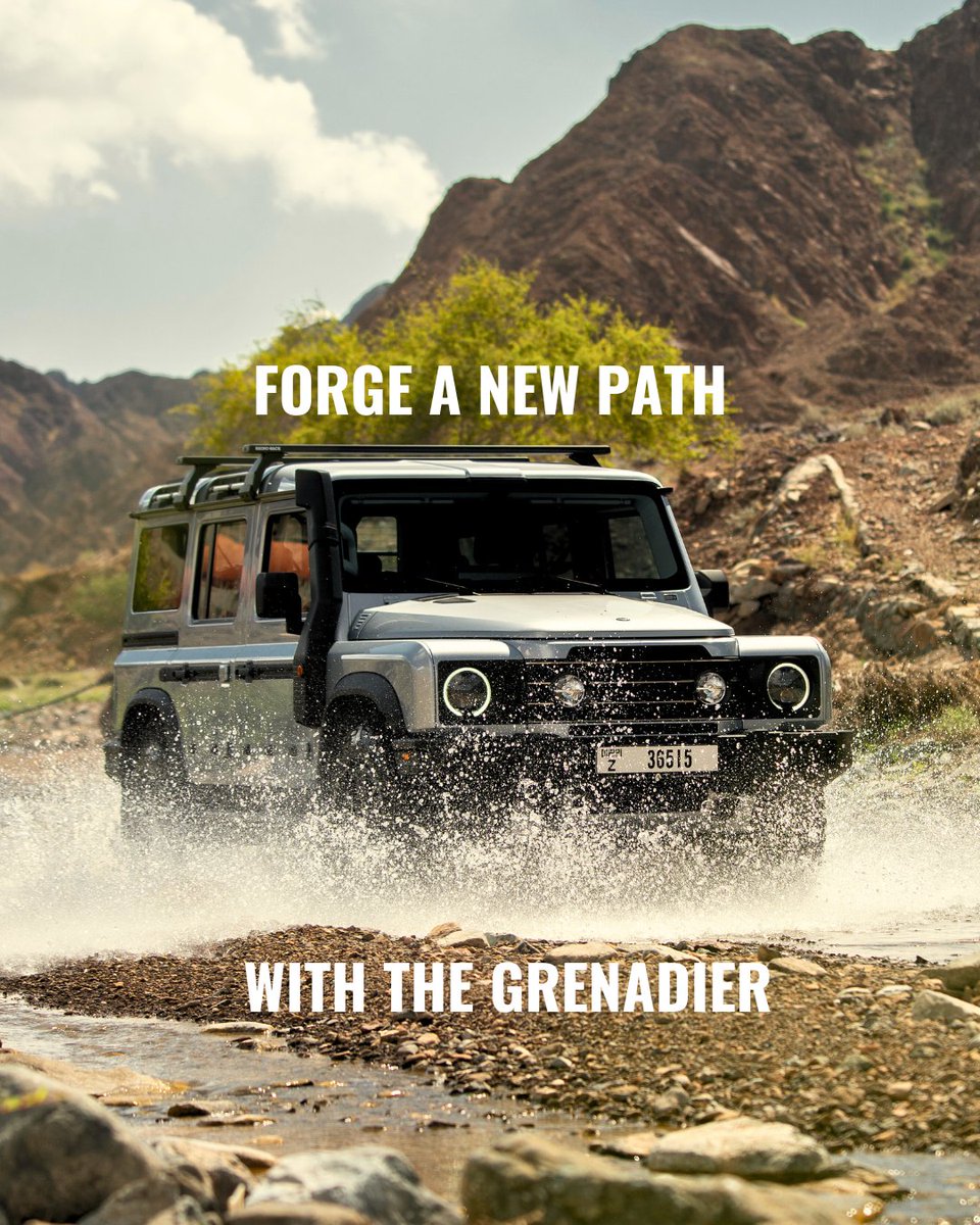 Begin a new journey with the Grenadier. Book a test drive today via the link below. brnw.ch/21wIxF7