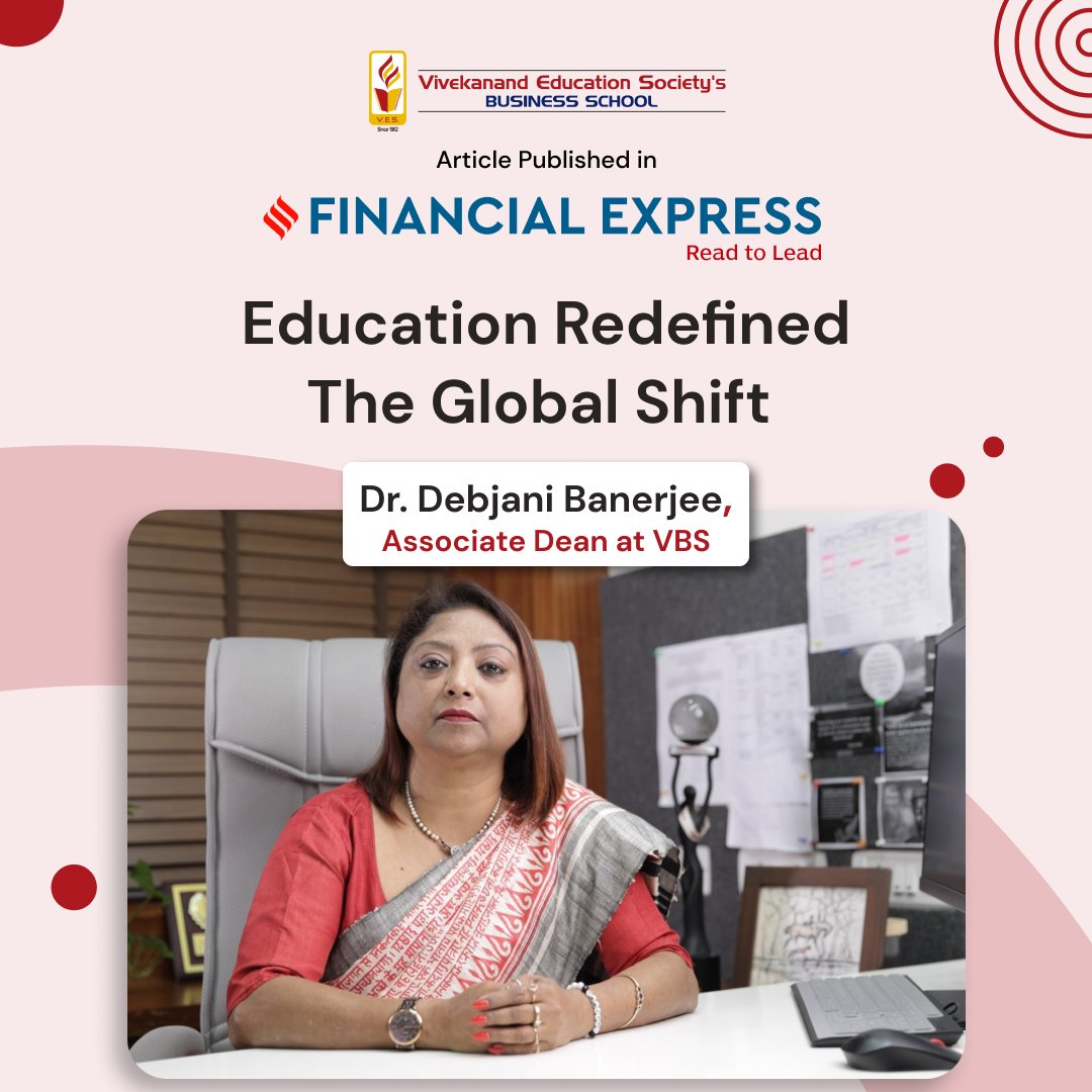 VBS's Professor Dr. Debjani Banerjee discusses globalization's impact on university rankings, collaboration, and global citizenship in higher education. ➡️ Read the full article here: shorturl.at/bvL25 #highereducation #globalization #internationalizationn #BusinessSchool
