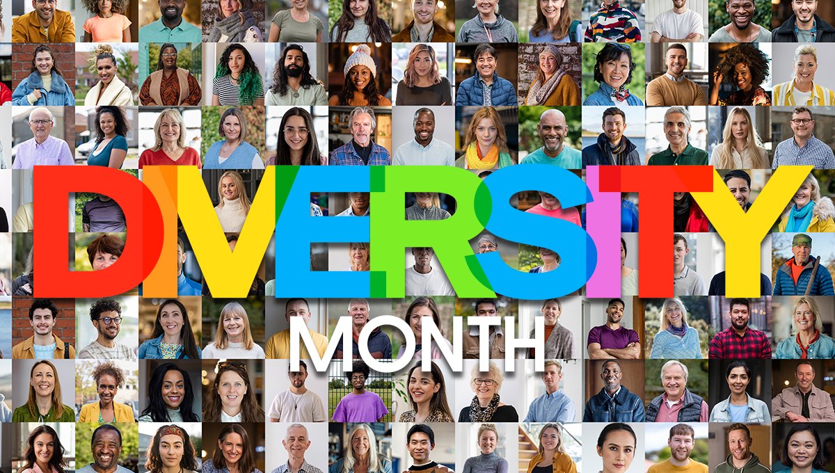 It's Diversity Month! Let's celebrate the beautiful tapestry of humanity. Whether it's through food, music, art, or conversation, take the time to appreciate the richness of diversity in our communities. #UnityInDiversity #DiversityCelebration #DEIB