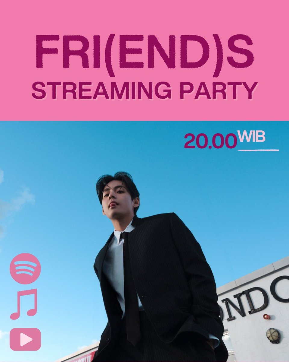 KTHIndonesia's tweet photo. 🩷 FRI(END)S STREAMING PARTY DIMULAI

🎯 100 REPLIES BISA YOK!!!

Yok bangkit yok!! Play playlist dan reply dengan ss streaming let's go!! 🍀❤️‍🔥

Spo: https://t.co/YwDE5E0CQY
AM: https://t.co/NdMPrwiqnt
Deezer: https://t.co/2SEJOw45nu https://t.co/cwU5J0JPRe