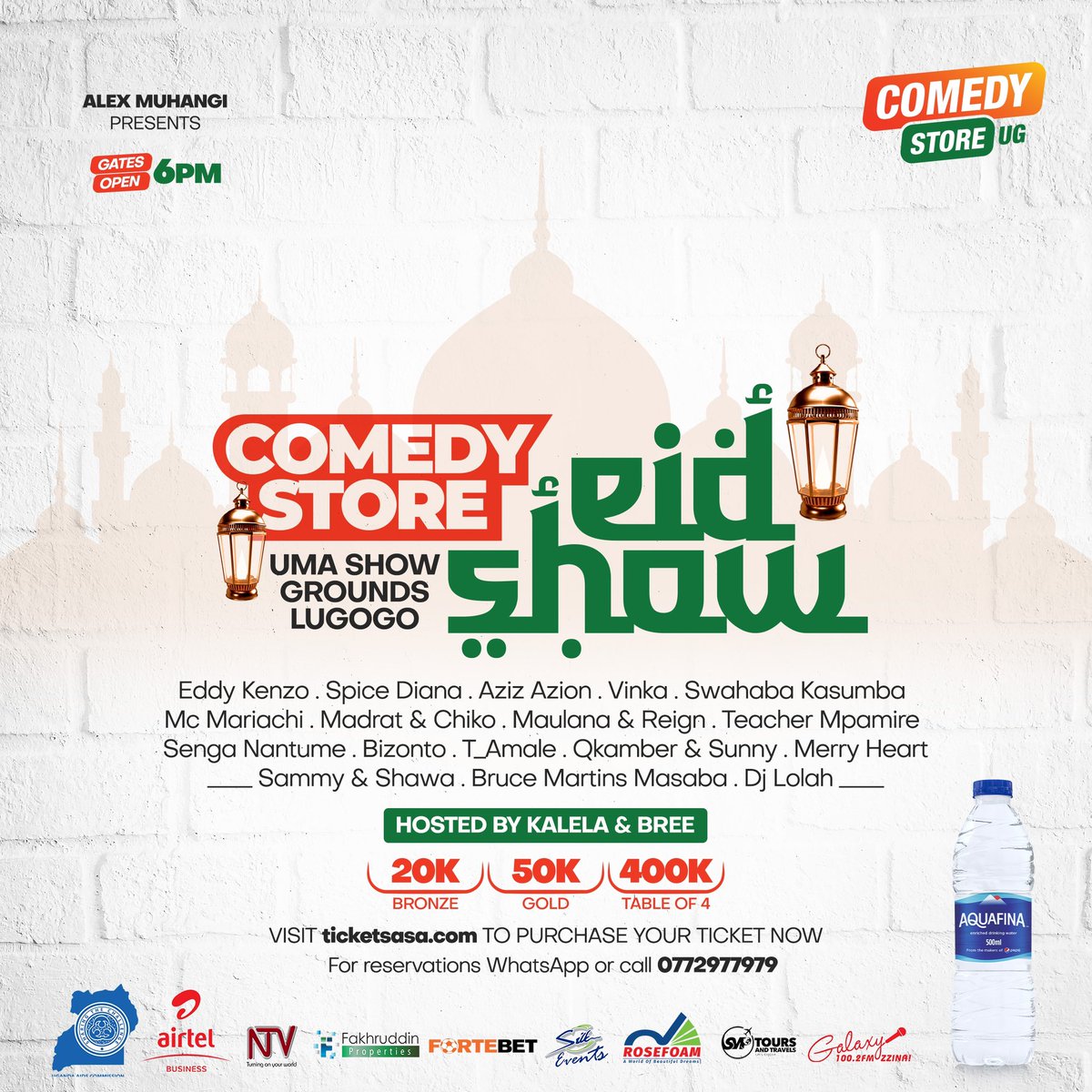 Your Eid is sorted @ComedyStoreUG @AlexMuhangi