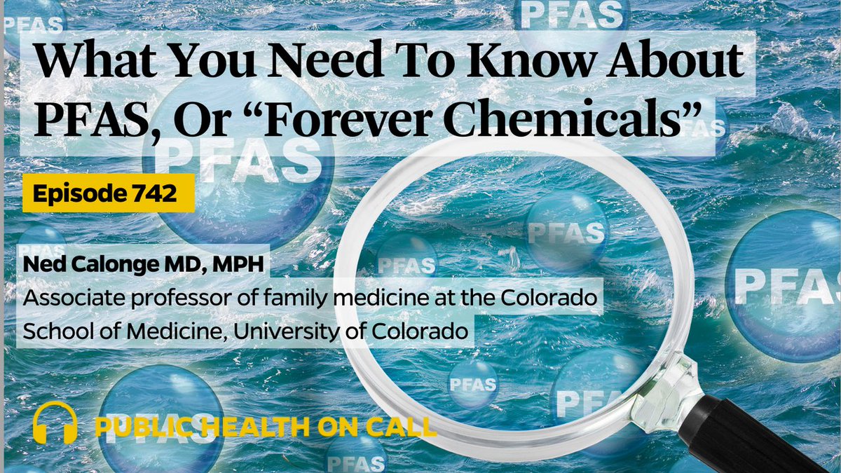 Nearly every American has been exposed at some point to “forever chemicals” according to a report from @theNASEM. Ned Calonge, one of the report's co-authors, talks about what people should do if they have high levels of exposure. johnshopkinssph.libsyn.com/742-what-you-n…