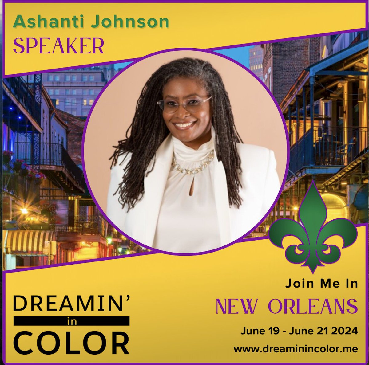 Exciting News! Join me for a transformative workshop led by Ashanti Johnson, Sr. Director at Slack, on 'Crafting the Career You Want'. Gain insights on networking, overcoming challenges, and strategizing your career path. Register now: dreaminincolor.me #BlackTechTwitter