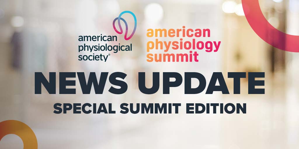 #APS2024 attendees: Ready for Day 2? See what's going on Friday in this special Summit edition of the News Update: ow.ly/EgIH50R8Vt1 #WeArePhysiology